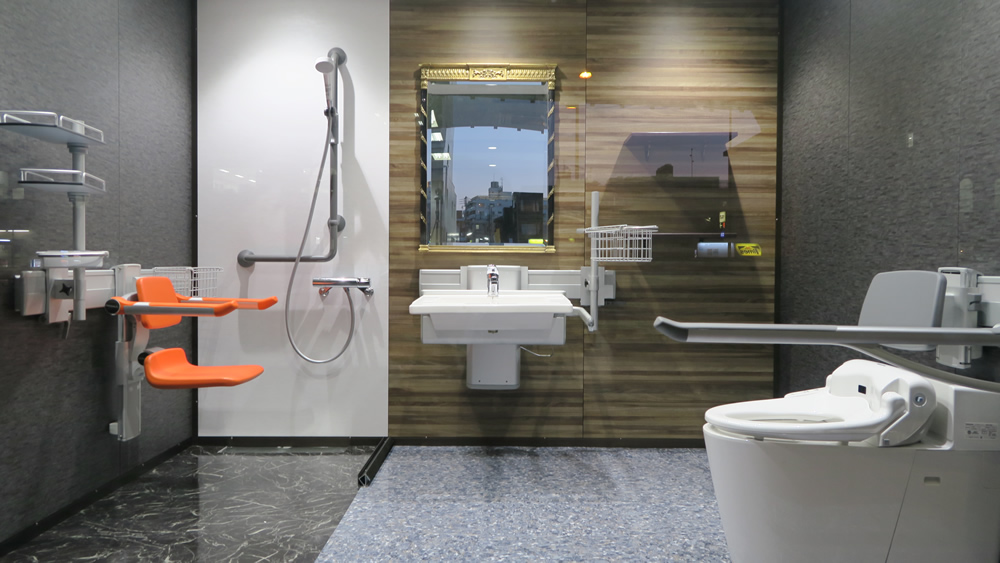プレサリット 新デザインのトイレ、シャワールーム 展示スペースを開設 アビリティーズ・ケアネット（株）