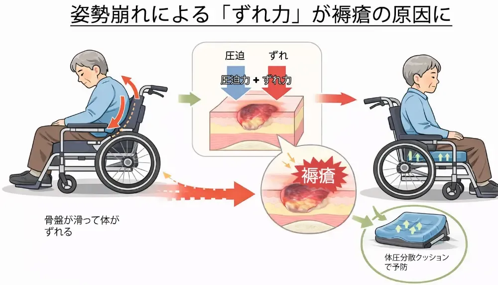 イラスト姿勢崩れ褥瘡.webp