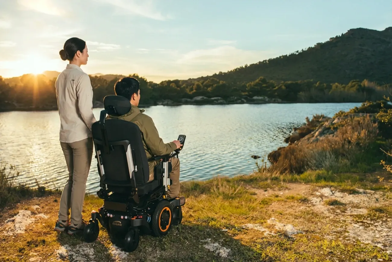 <p>中輪駆動は、屋外環境での優れた操縦性と屋内での高い性能のバランスを保ちます。</p>
