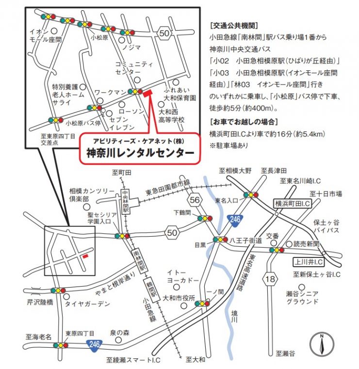 神奈川RC地図